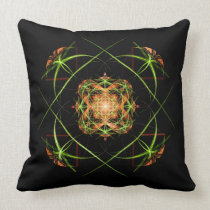 "Serenity Bloom"  - Fractal Abstract Art Pillows pillows