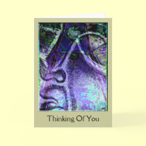 Serenity Blue Thinking Of You Card