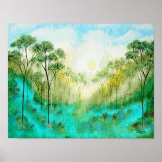 Serenity Canvas Print From Original Painting print