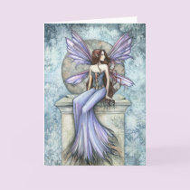 Serenity Fairy Greeting Card by Molly Harrison