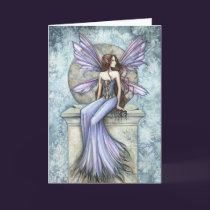 Serenity Fairy Greeting Card by Molly Harrison cards