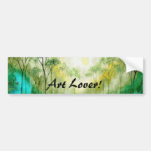 Serenity From Original Painting Bumper Stickers