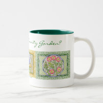 Serenity Garden Flowers mugs
