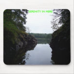 SERENITY IN HERE, Caddy Lake, Manitoba mouse pad
