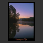 Serenity in Life, photo poster posters