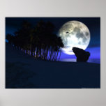 serenity island beach poster