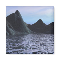Serenity Island Magnet by mariannegilliand Serenity Island Magnet