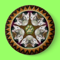 Serenity Mandala button buttons
