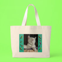 Serenity nail bite tote bags