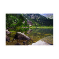 Serenity on the lake waterfront posters by art_prints_posters Serenity on the lake waterfront posters