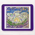 Serenity Prayer Angel Mousepad