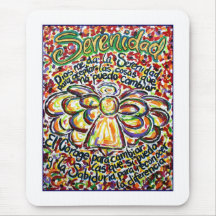 Serenity Prayer Angel Mousepad
