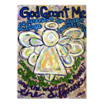 Serenity Prayer Angel Painting Poster (Medium) posters