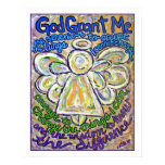 Serenity Prayer Angel Poster (White Edge) posters