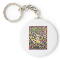 Serenity Prayer Angel (Spanish Text) Key Chain