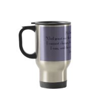 SERENITY PRAYER - BLUE mugs