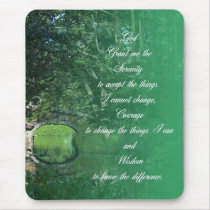 Serenity Prayer Bridge mousepads