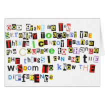 Serenity Prayer Cards