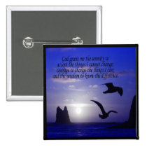 serenity prayer double bird blues square button