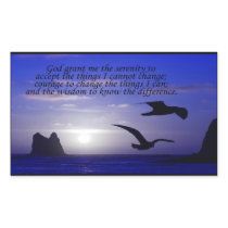 serenity prayer double bird blues sticker