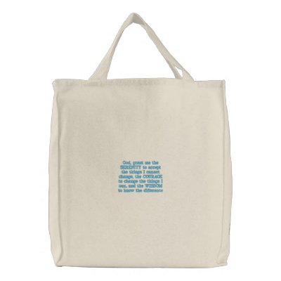 serenity prayer bags by Arwen613