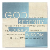 Serenity Prayer II posters