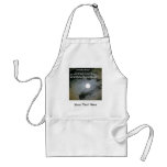 Serenity Prayer Kitchen Barbeque Apron Full Moon
