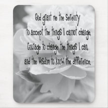 Serenity Prayer Mouse Pads