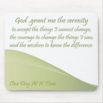 Serenity Prayer Mousepad by Pixel_Bunneh Serenity Prayer Mousepad
