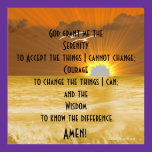 Serenity Prayer Ocean Breeze posters