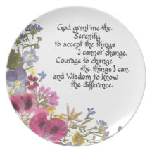 Serenity Prayer Plates