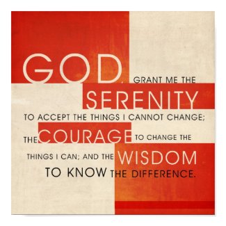Serenity Prayer print