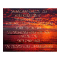 Serenity Prayer Poster posters