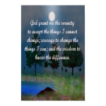 Serenity Prayer Poster posters