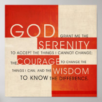 Serenity Prayer Poster