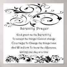 Serenity Prayer Posters