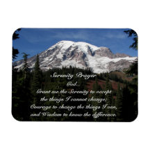 Serenity Prayer Rainier Magnet