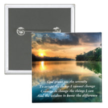 Serenity Prayer Scenic Button