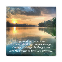 Serenity Prayer Scenic Magnet