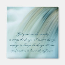 Serenity Prayer Waterfall Magnet