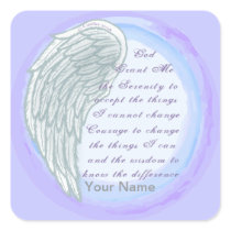 Serenity Prayer Wing Stickers