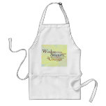 Serenity Prayer Wordle on abstract Aprons