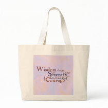Serenity Prayer Wordle on abstract bags