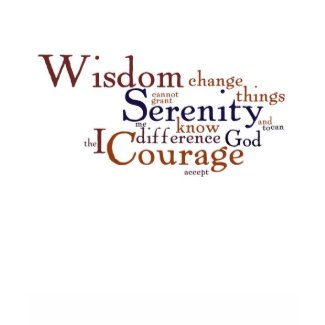 Serenity Prayer Wordle shirt