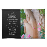 Serenity Rose Garden Placemat Serenity Rose Garden Placemat