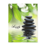 zen, rocks, relax, bamboo, water, reflection,