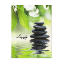 Serenity - Stacked Zen Rock Post Card