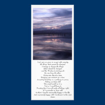 Serenity Sunset Rack Card rack cards