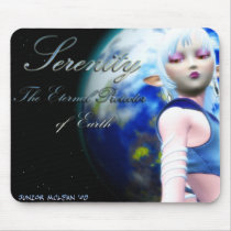 Serenity The  Eternal Protecter of Earth mousepads