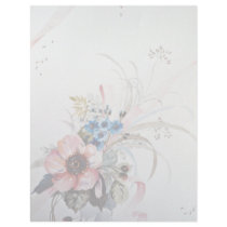 Serenity Yellow flowers Customized Letterhead